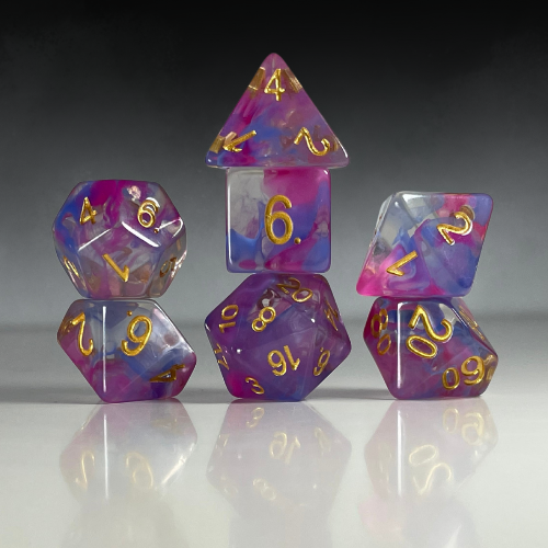RPG Dice Set – Arcane Veil