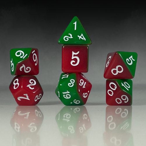 RPG Dice Set – Verdant Crest