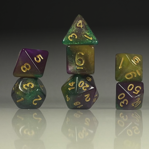 RPG Dice Set – Arcane Aurora