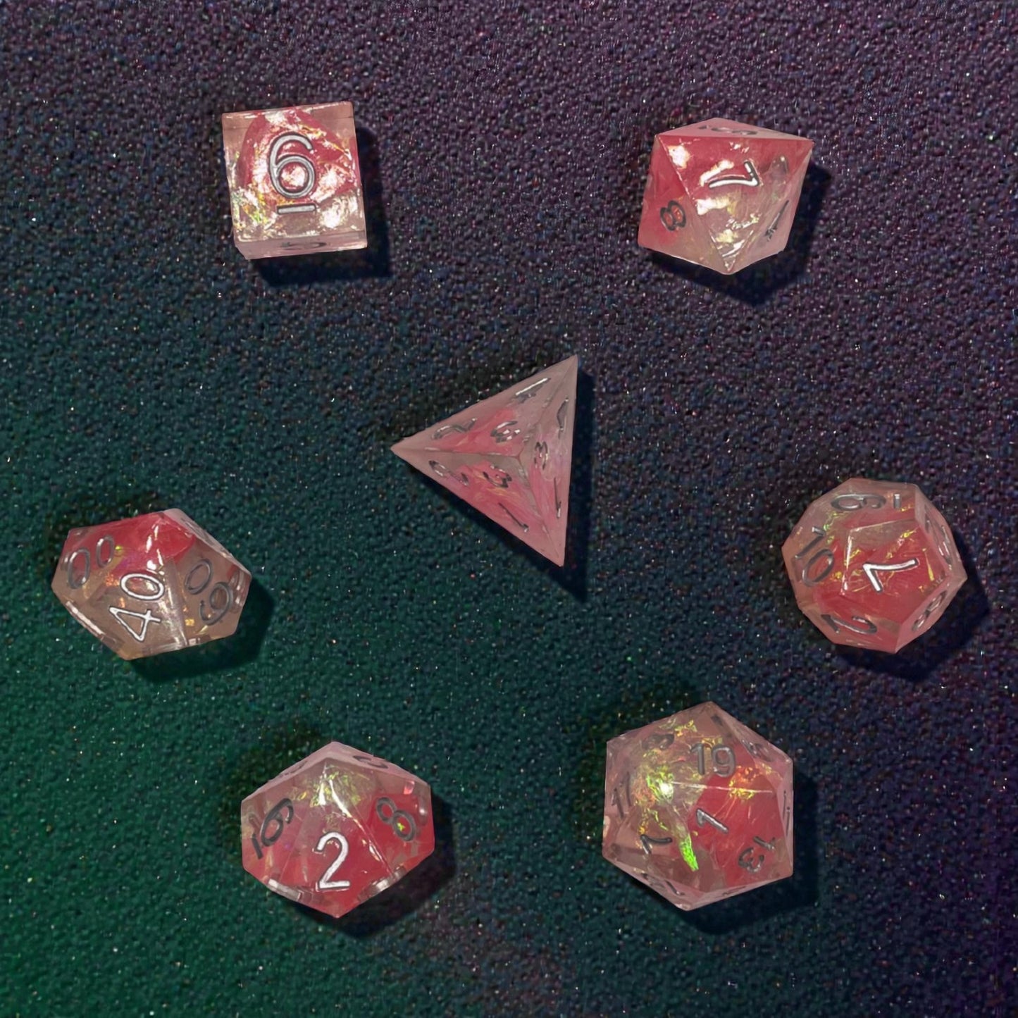 RPG Dice Set – Rose Prism