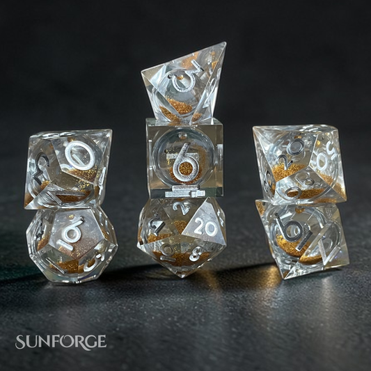 RPG Dice Set – Crystal Embers