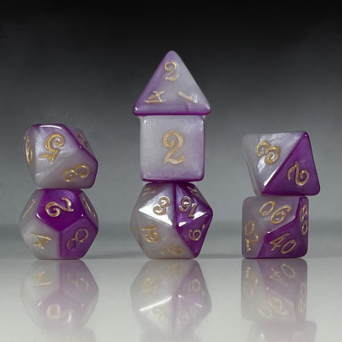RPG Dice Set – Lilac Sovereign