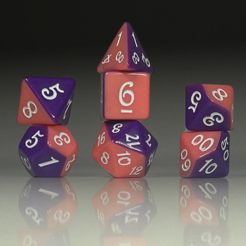 RPG Dice Set – Coral Sovereign