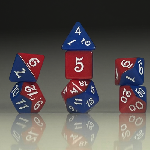RPG Dice Set – Crimson Dominion
