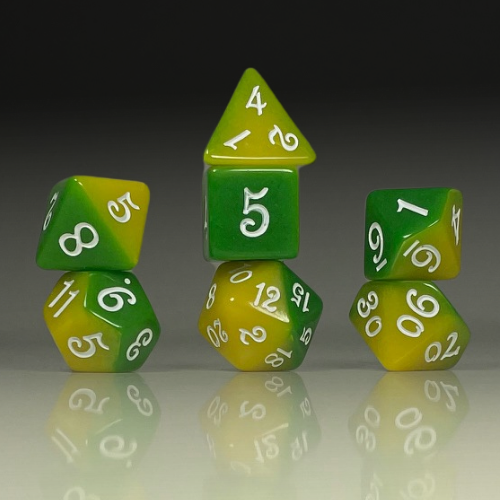 RPG Dice Set – Citrine Grove