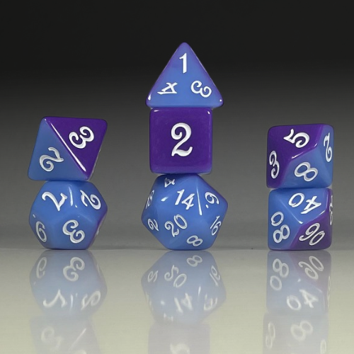 RPG Dice Set – Violet Horizon