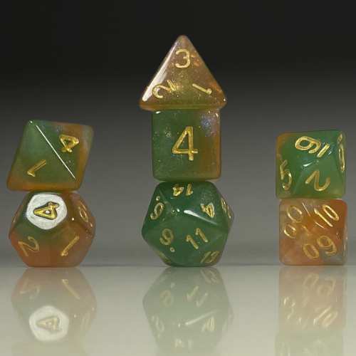 RPG Dice Set – Harvest Sovereign