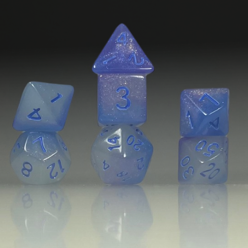 RPG Dice Set – Azure Mist