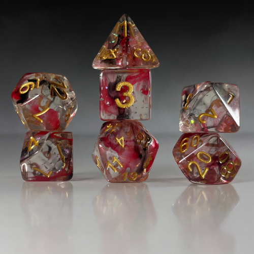 RPG Dice Set – Infernal Veil