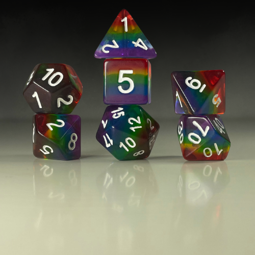 RPG Dice Set – Chromatic Veil