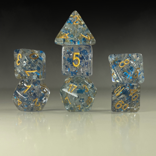 RPG Dice Set – Celestial Spark