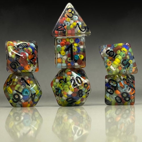 RPG Dice Set – Chromatic Bloom
