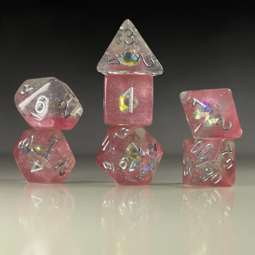 RPG Dice Set – Pearl Glitter