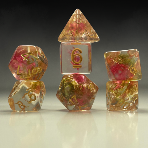 RPG Dice Set – Blossom Dominion
