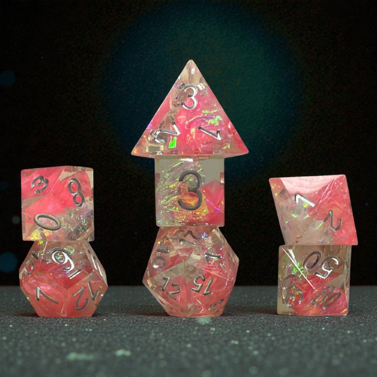 RPG Dice Set – Rose Prism