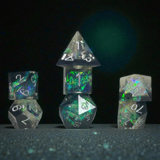 RPG Dice Set – Emerald Prism