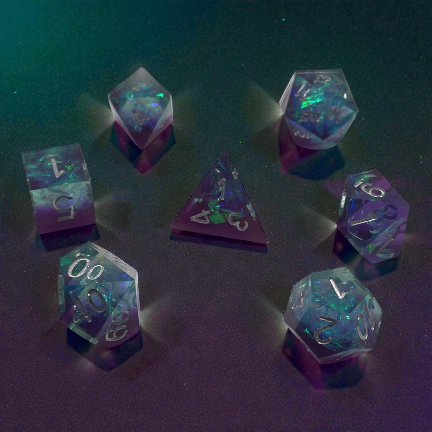 RPG Dice Set – Aether Bloom