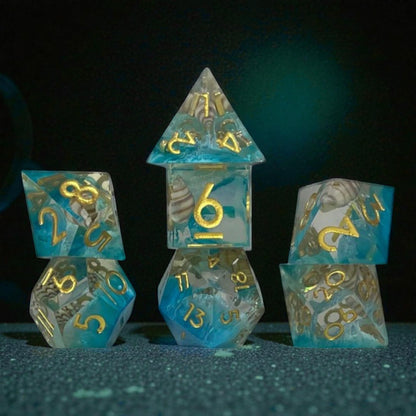 RPG Dice Set – Tempest Sigil